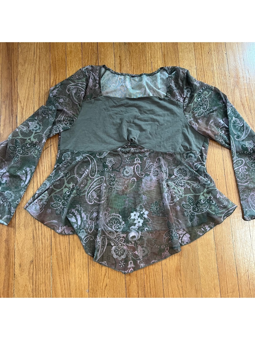 Y2K whimsical babydoll long sleeve
